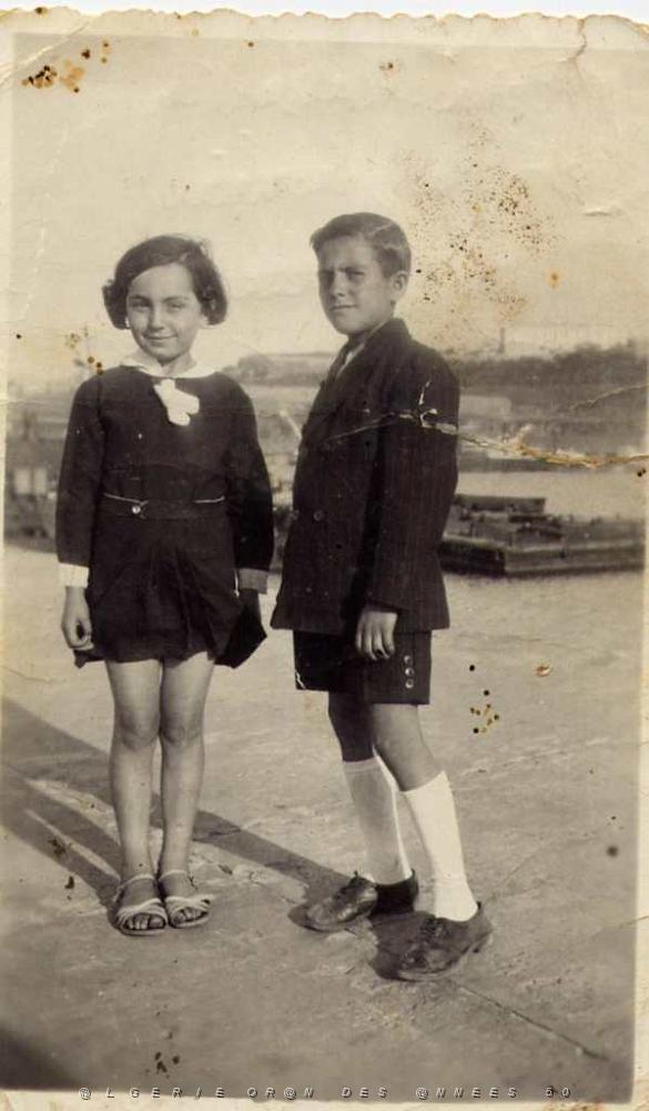 PEPE AUGUSTIN IBANEZ ET SA PREMIERE PETITE COPINE MADELEINE.JPG